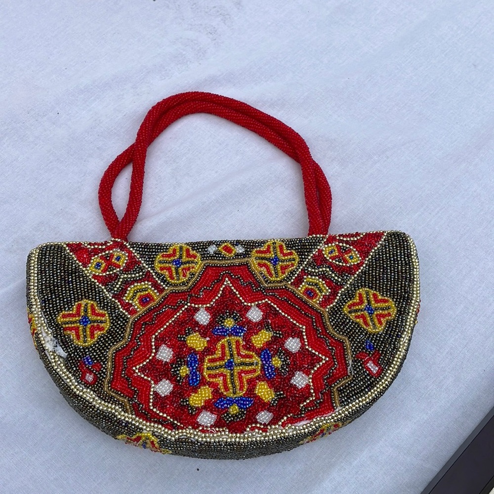 Colorful Beaded Bag
